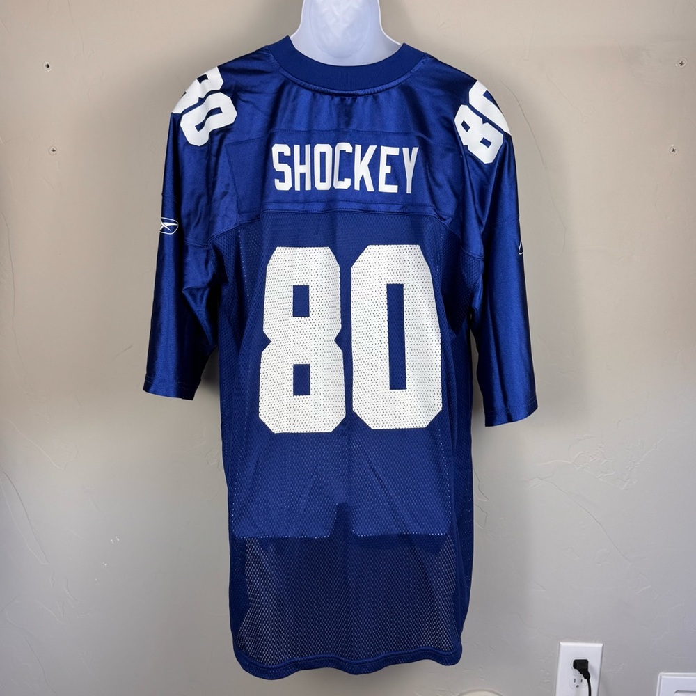 NY Giants Jeremy Shockey #80 VTG Reebok NFL On Field Jersey Men’s XXL - Picture 2 of 8